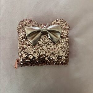 Disney x Loungefly Rose Gold Sequin Wallet
